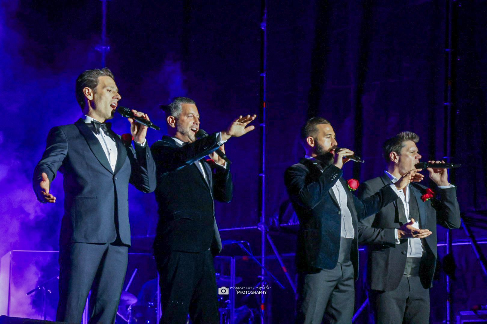 Éxito en los conciertos de Il Divo en julio 2025